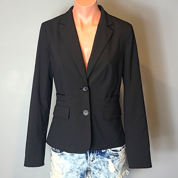 Banana Republic Blazer Black (Size 2) - Picture 1 of 9